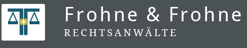 Kanzlei Frohne & Frohne Logo Schriftzug